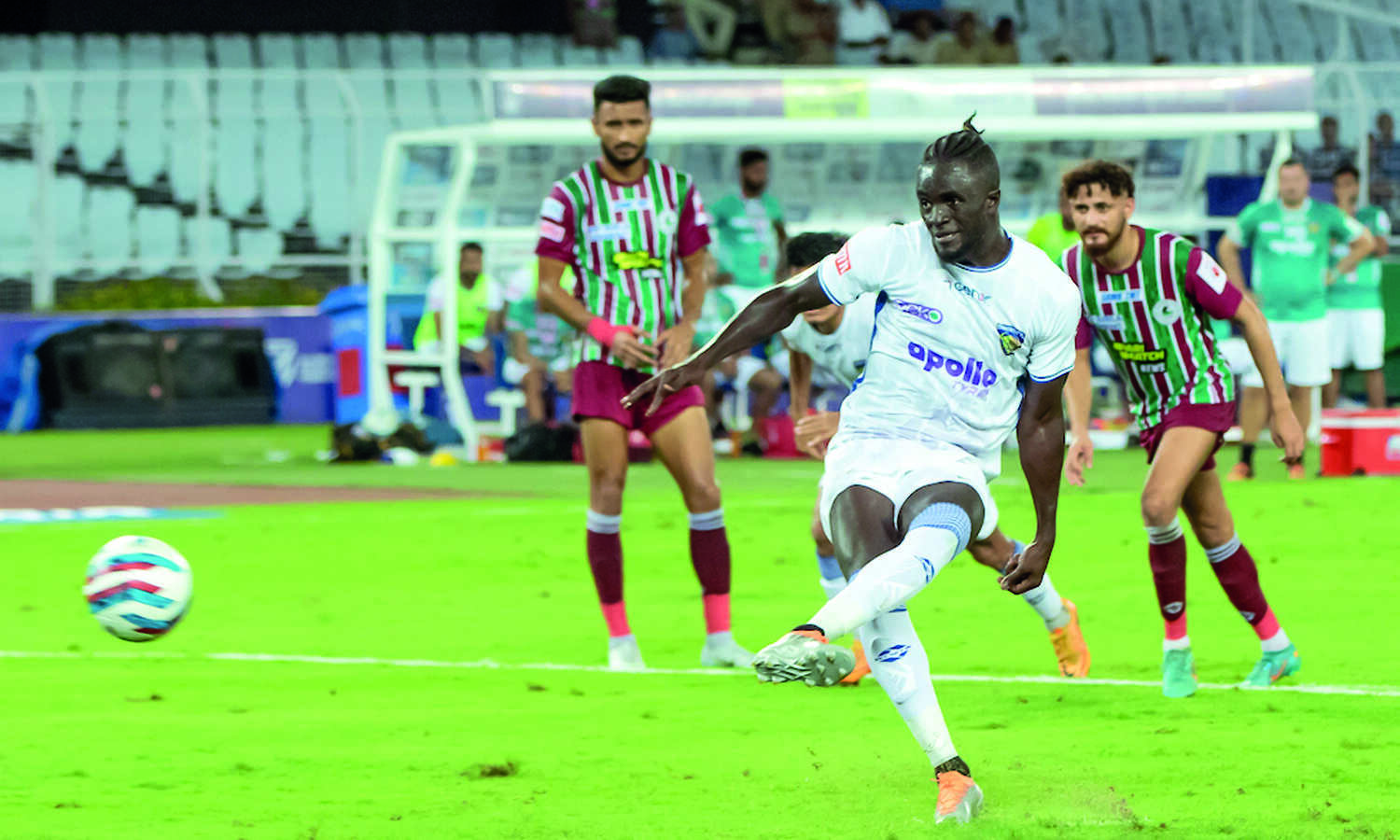 Kwame stars as Chennaiyin rally from behind to embarrass Mohun Bagan 2-1