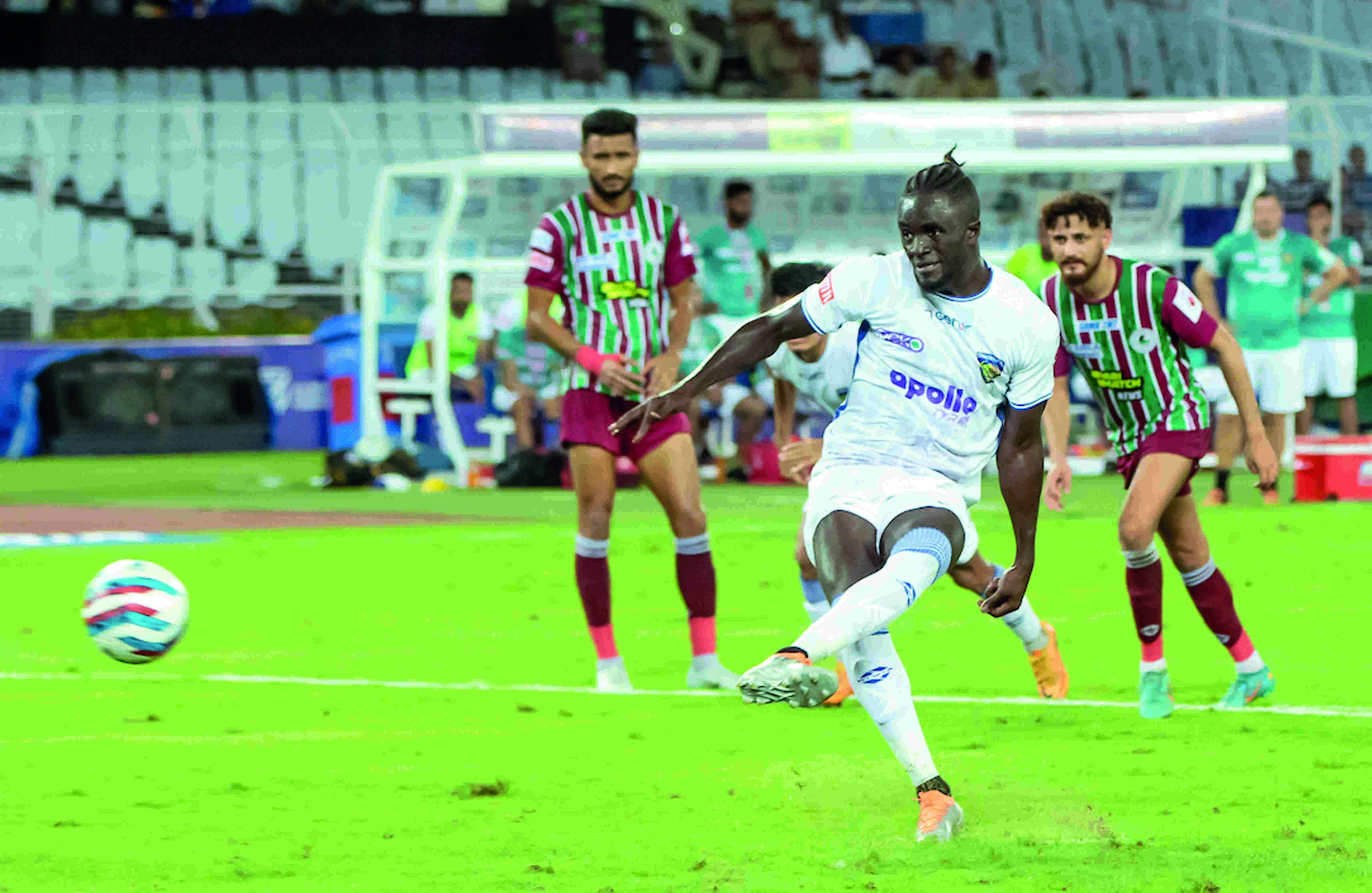 Kwame stars as Chennaiyin rally from behind to embarrass Mohun Bagan 2-1 Kwame stars as Chennaiyin rally from behind to embarrass Mohun Bagan 2-1