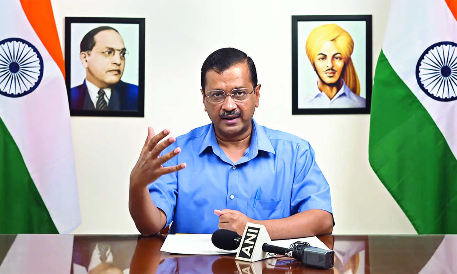 CM Kejriwal: BJP has   conceded defeat even   before announcement