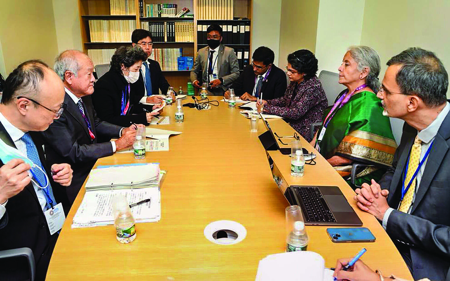 Sitharaman meets FMs of Saudi, Netherlands, S Korea, and Japan Sitharaman meets FMs of Saudi, Netherlands, S Korea, and Japan