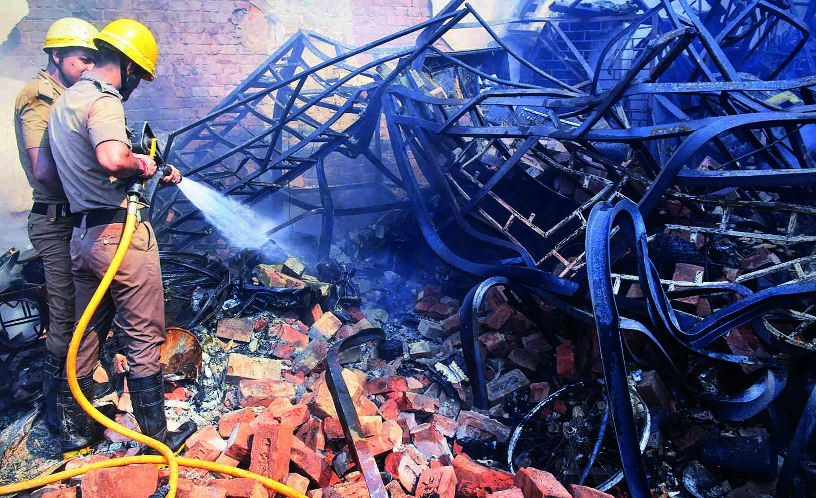 Fire at film production firm warehouse doused after about 8 hours