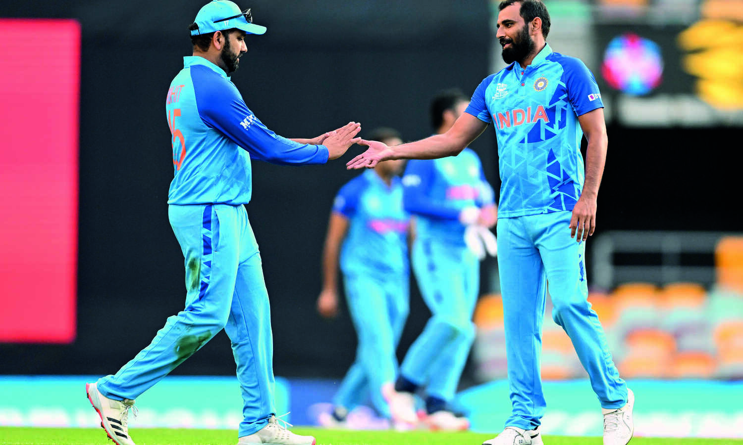 Shami sizzles in four-wicket over as India edge out Australia in warm-up