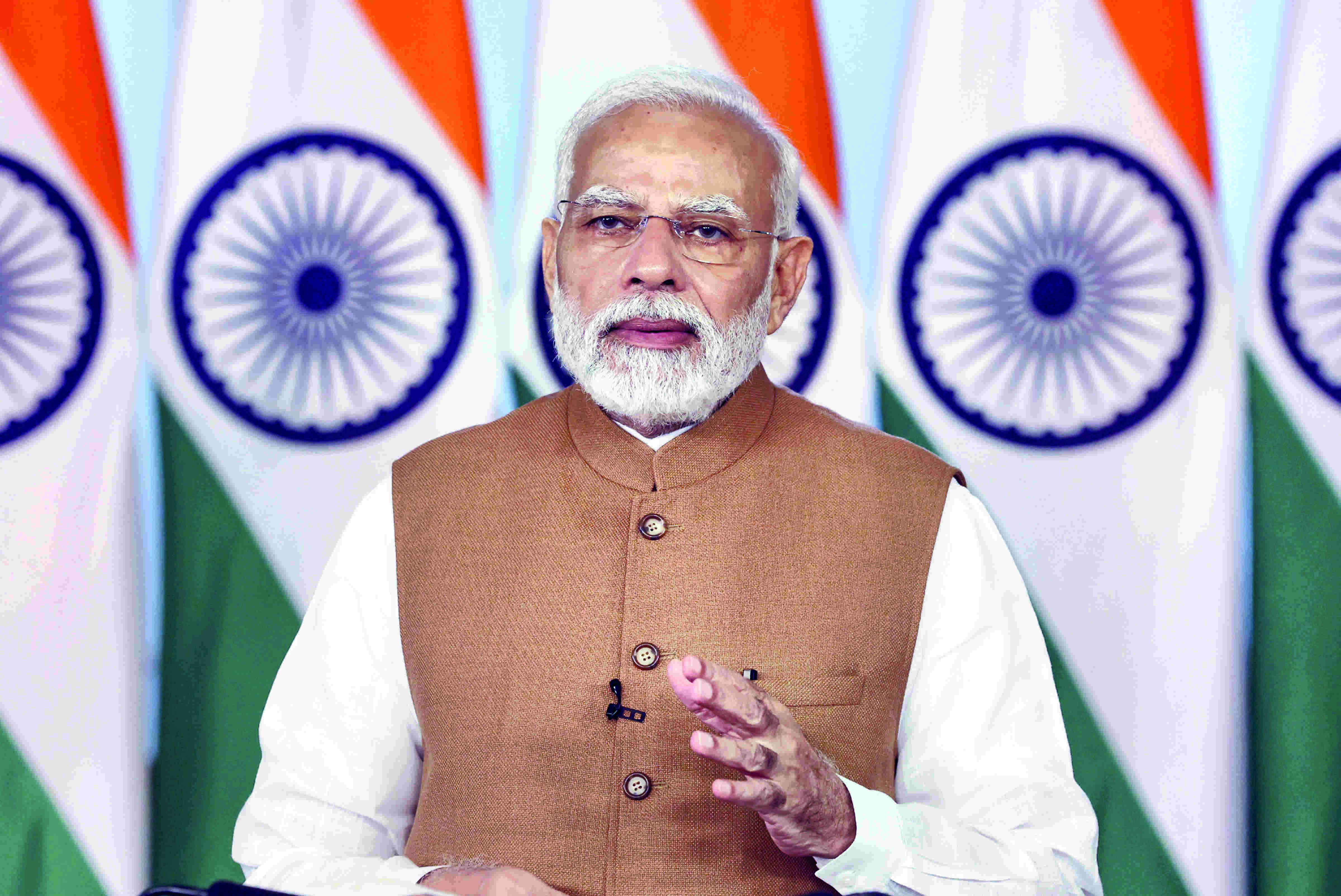 PM Modi to address 90th Interpol general assembly today PM Modi to address 90th Interpol general assembly today