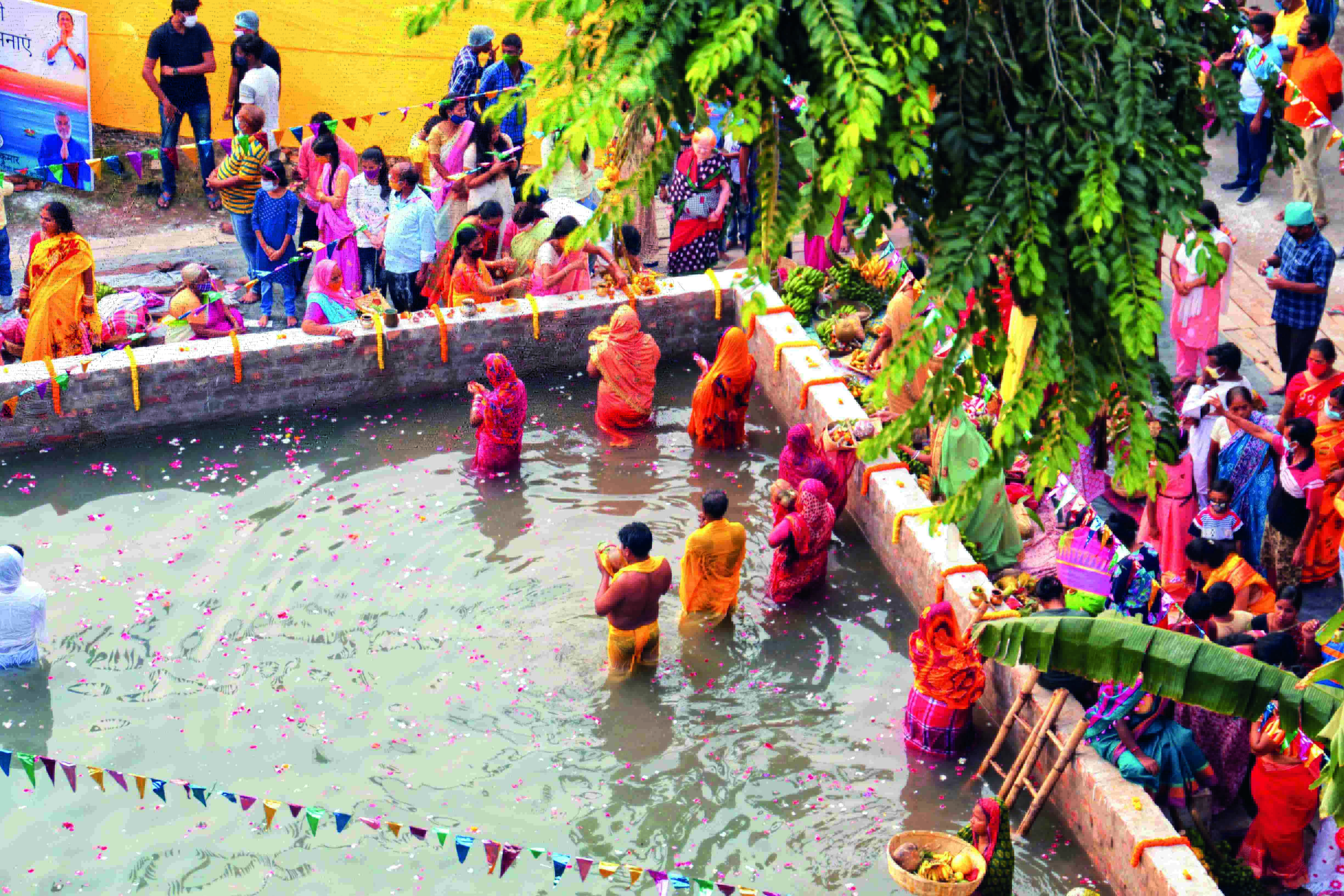 Chhath Puja: Civic body to set up 47 temporary ghats, Lake out of bounds Chhath Puja: Civic body to set up 47 temporary ghats, Lake out of bounds