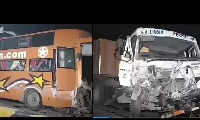 MP: 15 killed, 40 injured as   UP-bound bus rams into truck
