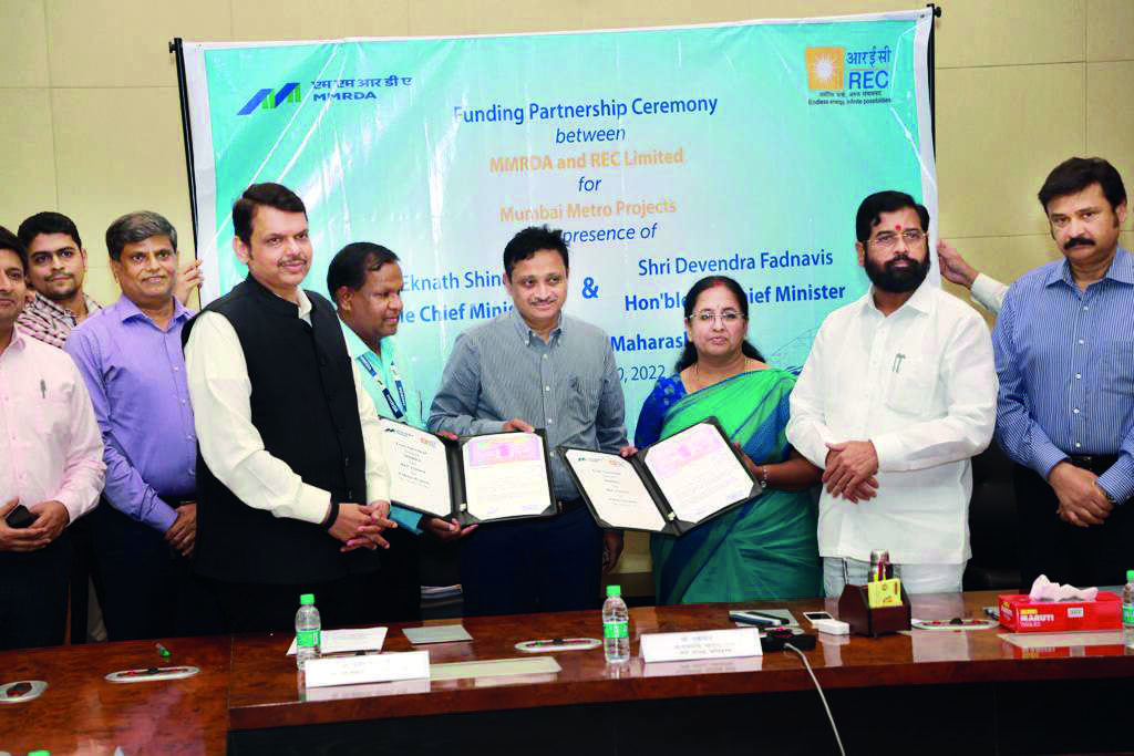 REC documents loan agreement worth `14,434 crore with MMRDA REC documents loan agreement worth `14,434 crore with MMRDA