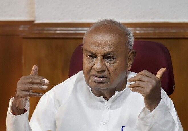Former PM Deve Gowda set for another term as JD(S) supremo during party executive meet Former PM Deve Gowda set for another term as JD(S) supremo during party executive meet
