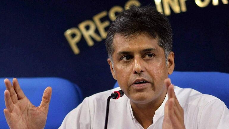 Why not B R Ambedkars picture: Manish Tewari over Kejriwals Lakshmi-Ganesh on currency notes remark