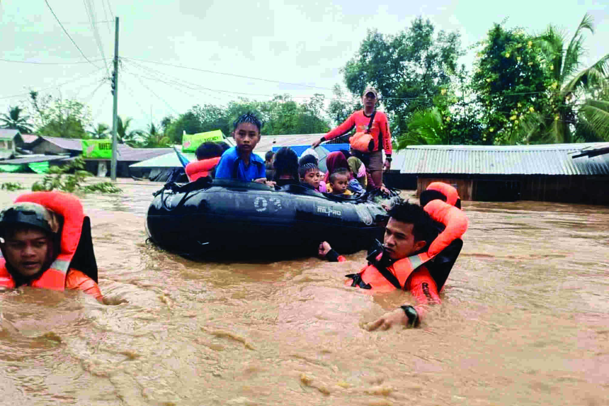 At least 50 dead & dozens feared   missing as storm hits Philippines