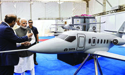 PM Modi lays foundation stone of facility to produce C-295 transport aircraft