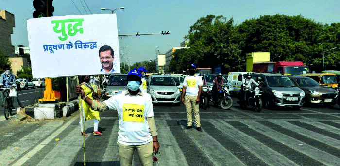 Govt resends file on Red Light on, Gaadi off campaign to L-G Govt resends file on Red Light on, Gaadi off campaign to L-G