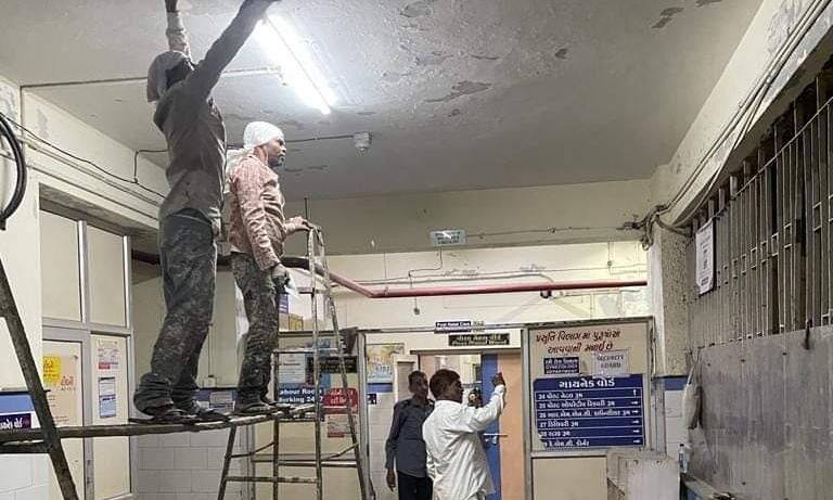 Morbi hospital gets makeover ahead of PM Modis visit Morbi hospital gets makeover ahead of PM Modis visit
