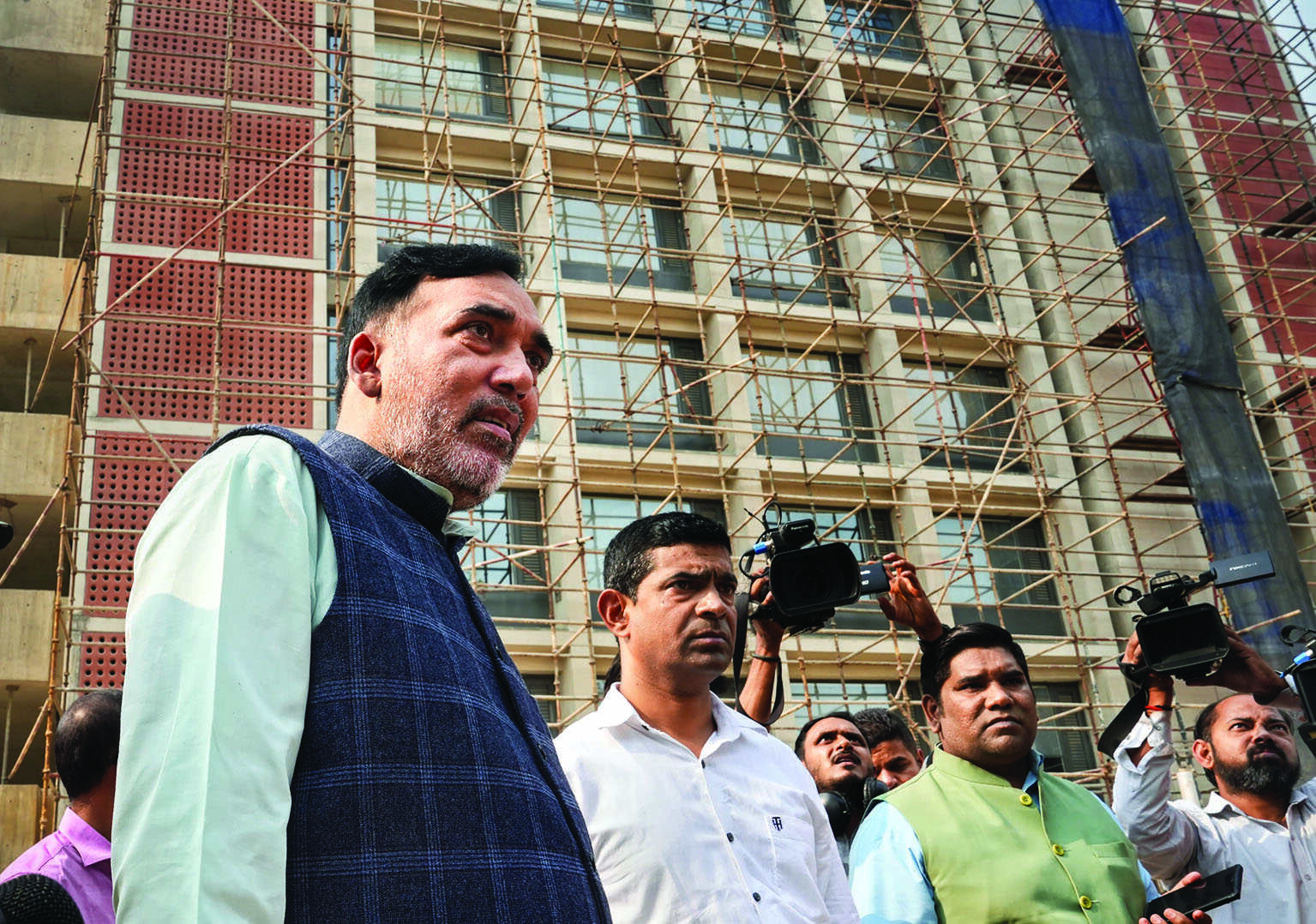 Order issued to stop construction work at BJP HQ: Minister Rai Order issued to stop construction work at BJP HQ: Minister Rai