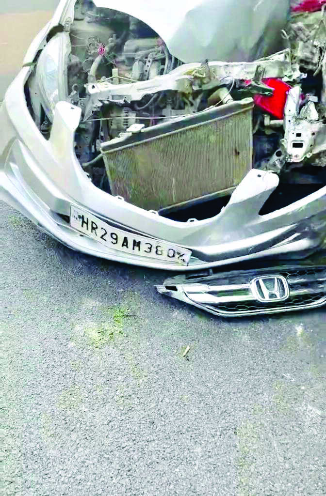 Elderly woman killed, 3 hurt as car rams into stationary truck