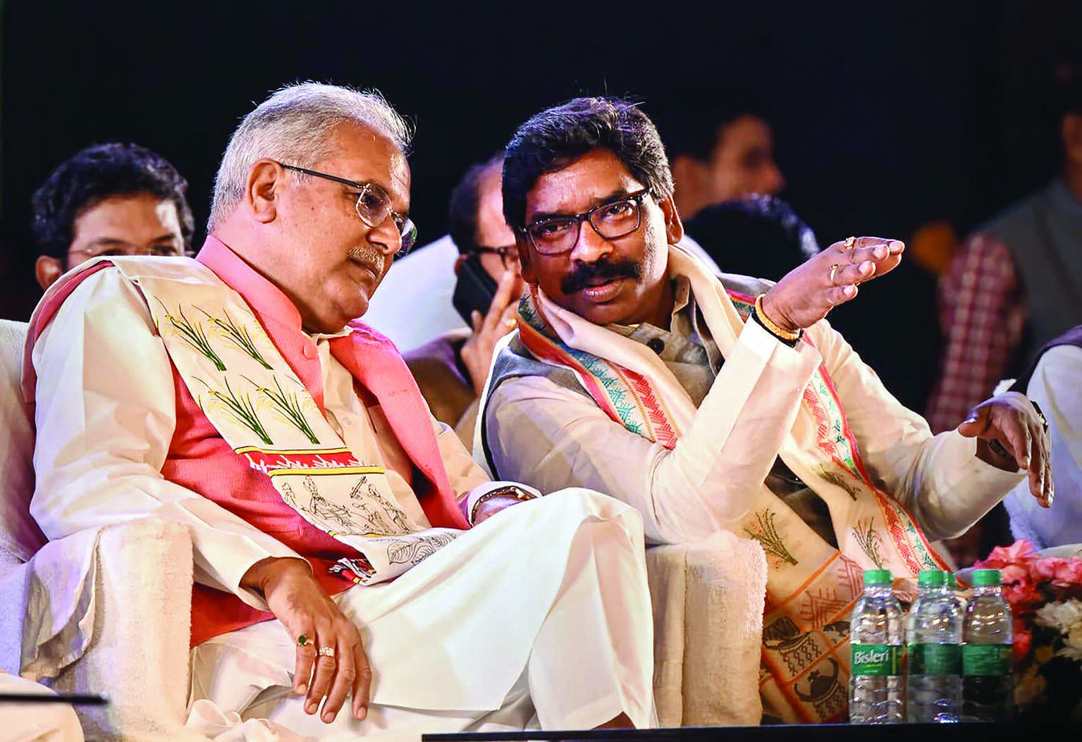 Baghel, Soren attend closing ceremony of NTDF-2022 Baghel, Soren attend closing ceremony of NTDF-2022