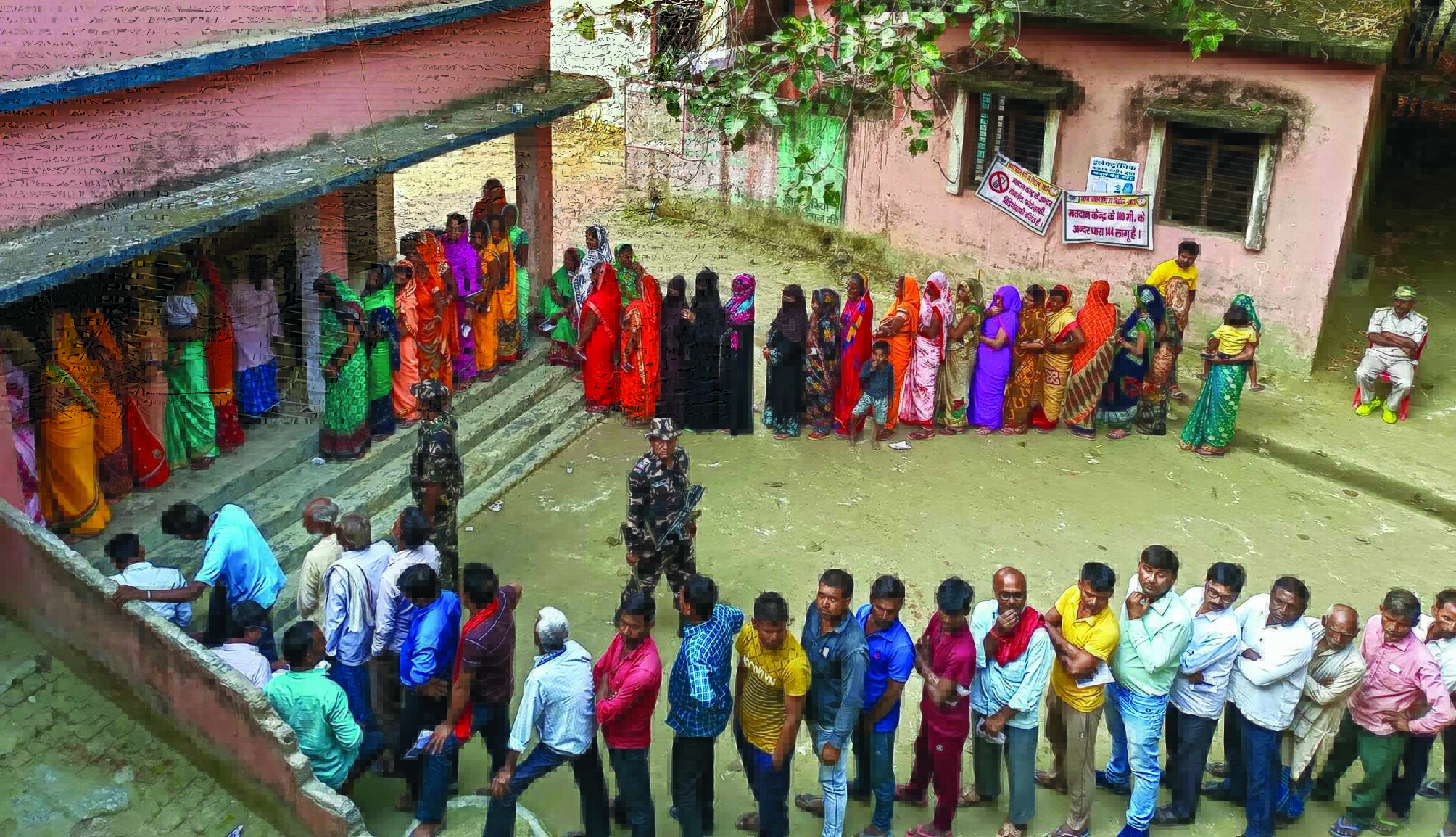Three-way poll contest in bipolar Gujarat politics, all eyes on AAP Three-way poll contest in bipolar Gujarat politics, all eyes on AAP