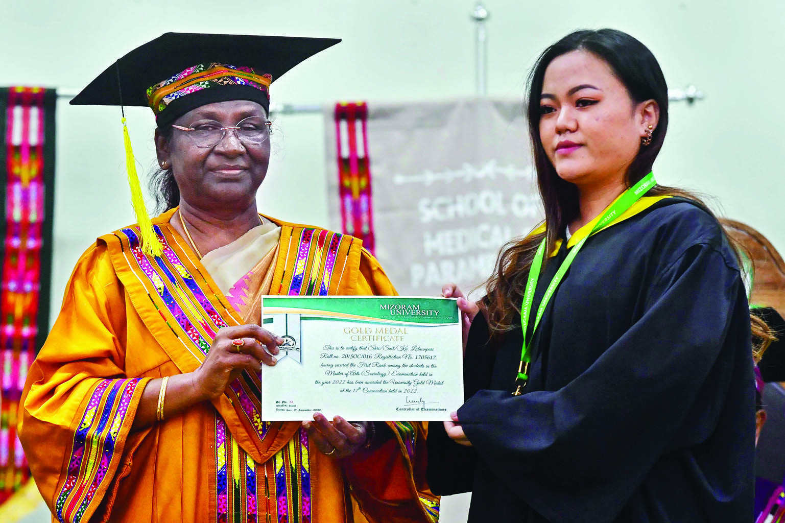 Prez Murmu inaugurates IIMC N-E Campus at Aizawl