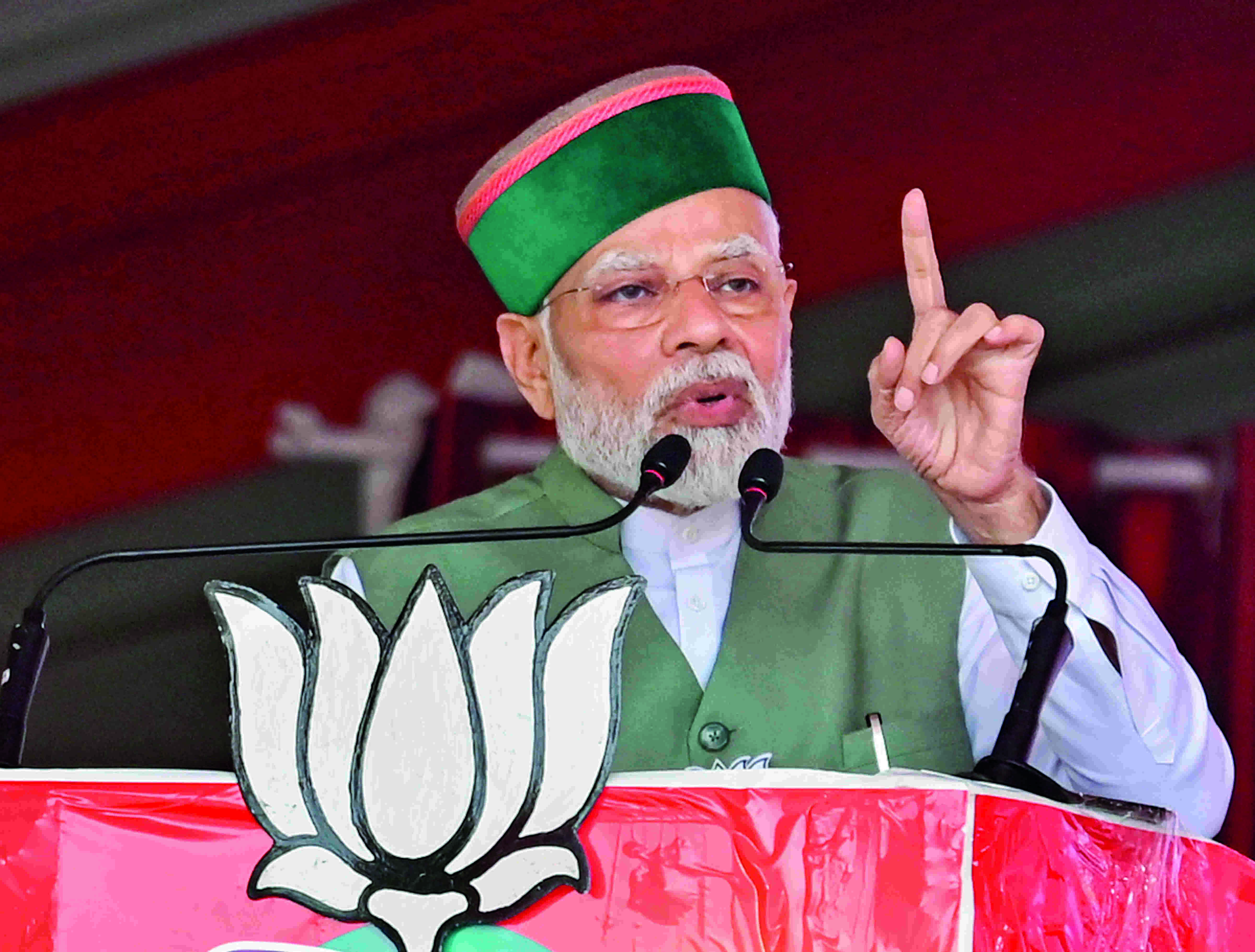 Cong ignored Himachal as it is a small state, made false promises Cong ignored Himachal as it is a small state, made false promises