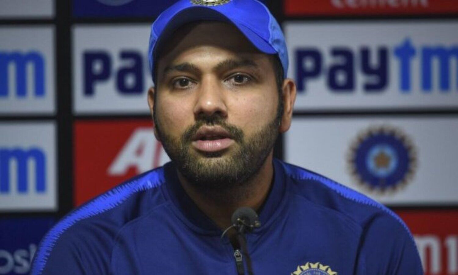 Rohit gets hit on arm during training but survives serious injury