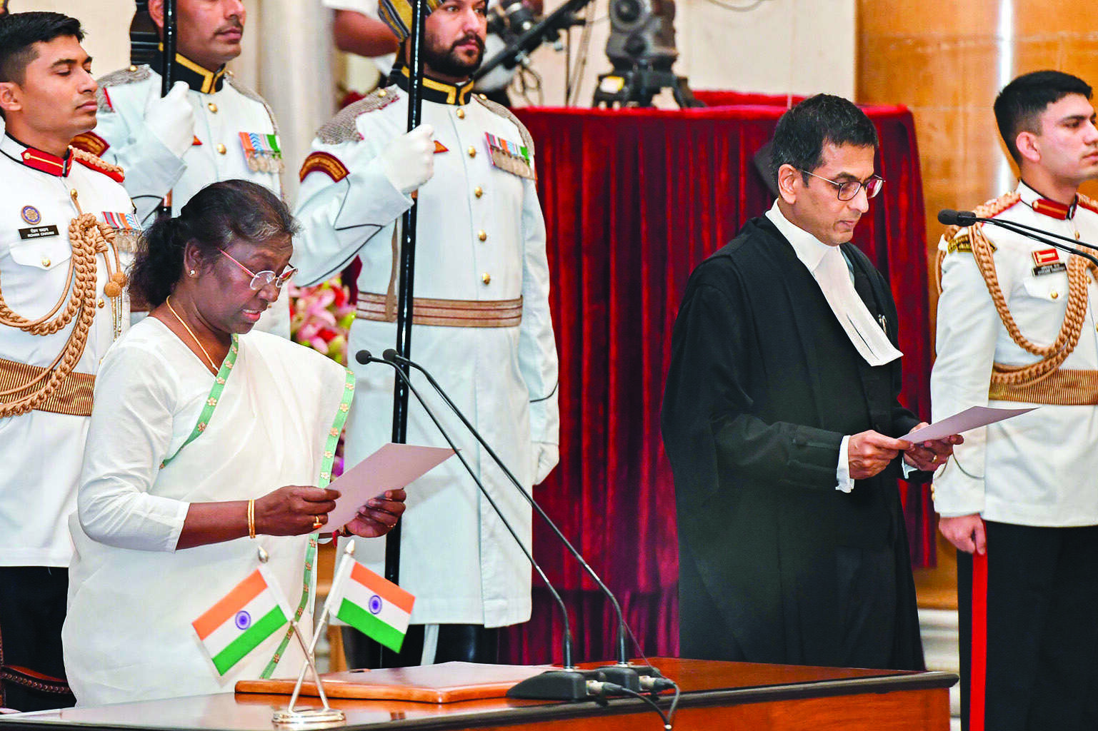 Justice DY Chandrachud sworn in as 50th CJI Justice DY Chandrachud sworn in as 50th CJI