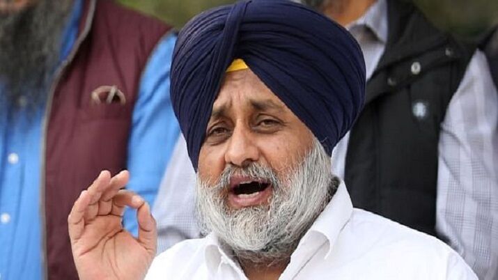 SAD chief lambasts AAP over law and order, says no govt exists in Punjab SAD chief lambasts AAP over law and order, says no govt exists in Punjab