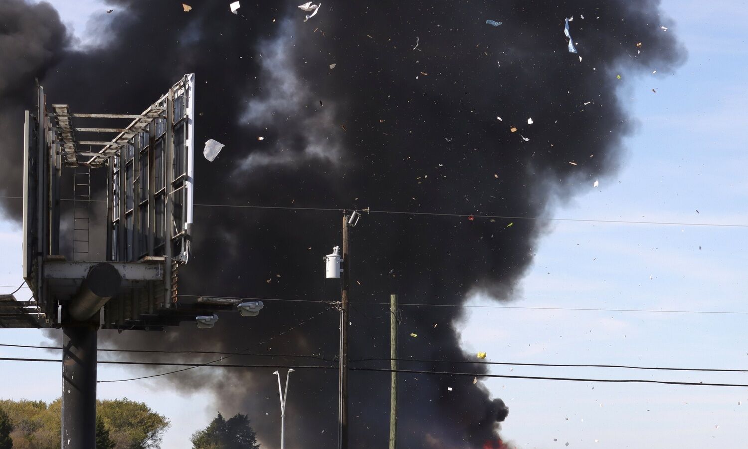 Two aircraft collide during Veterans Day air show in Dallas