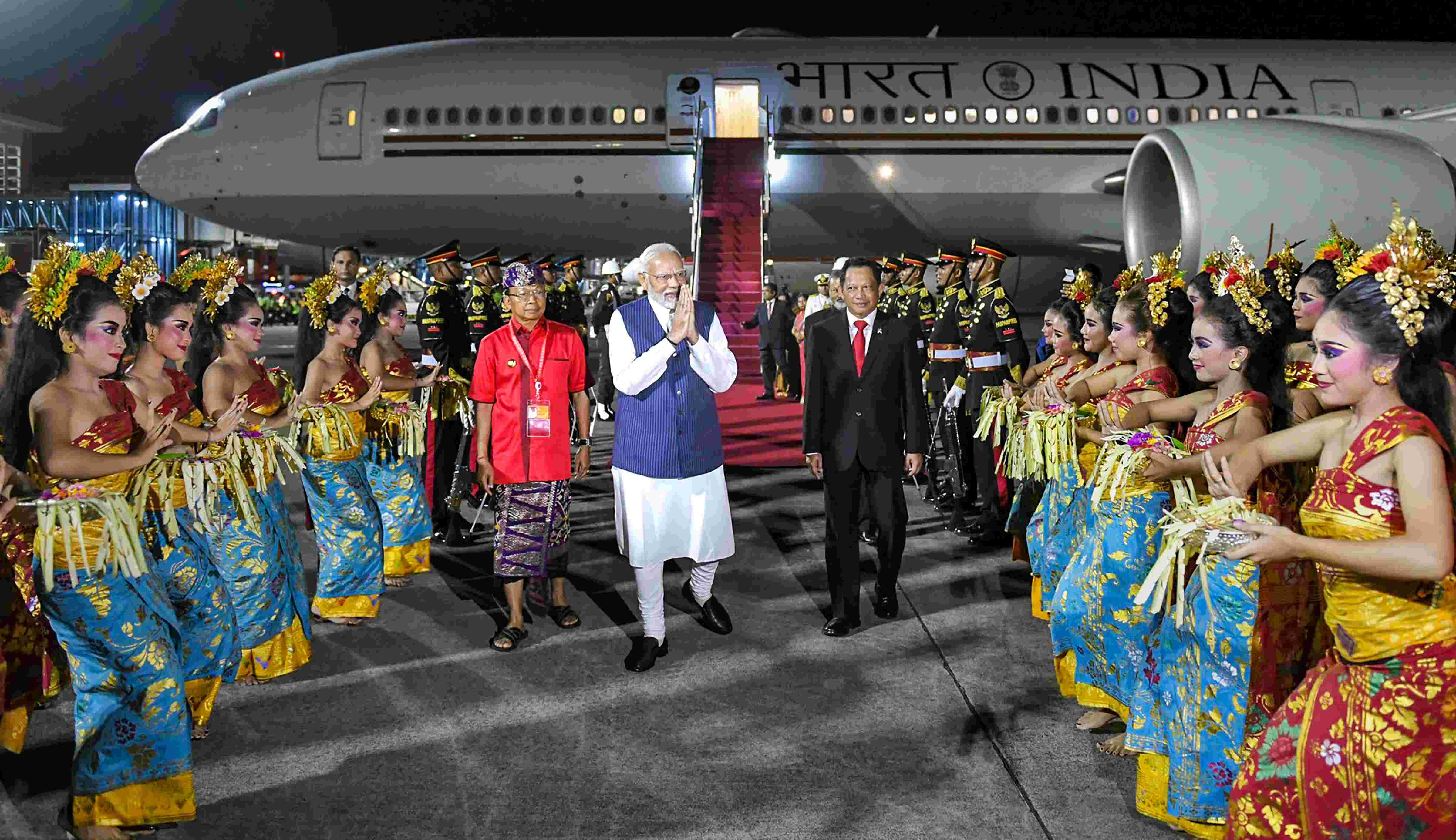 PM Modi arrives in Bali for G20 Summit and bilateral meetings with key world leaders PM Modi arrives in Bali for G20 Summit and bilateral meetings with key world leaders