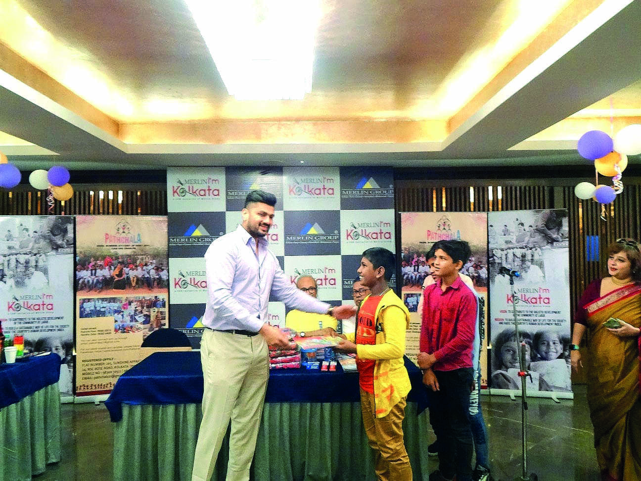 Underprivileged kids celebrate Childrens Day