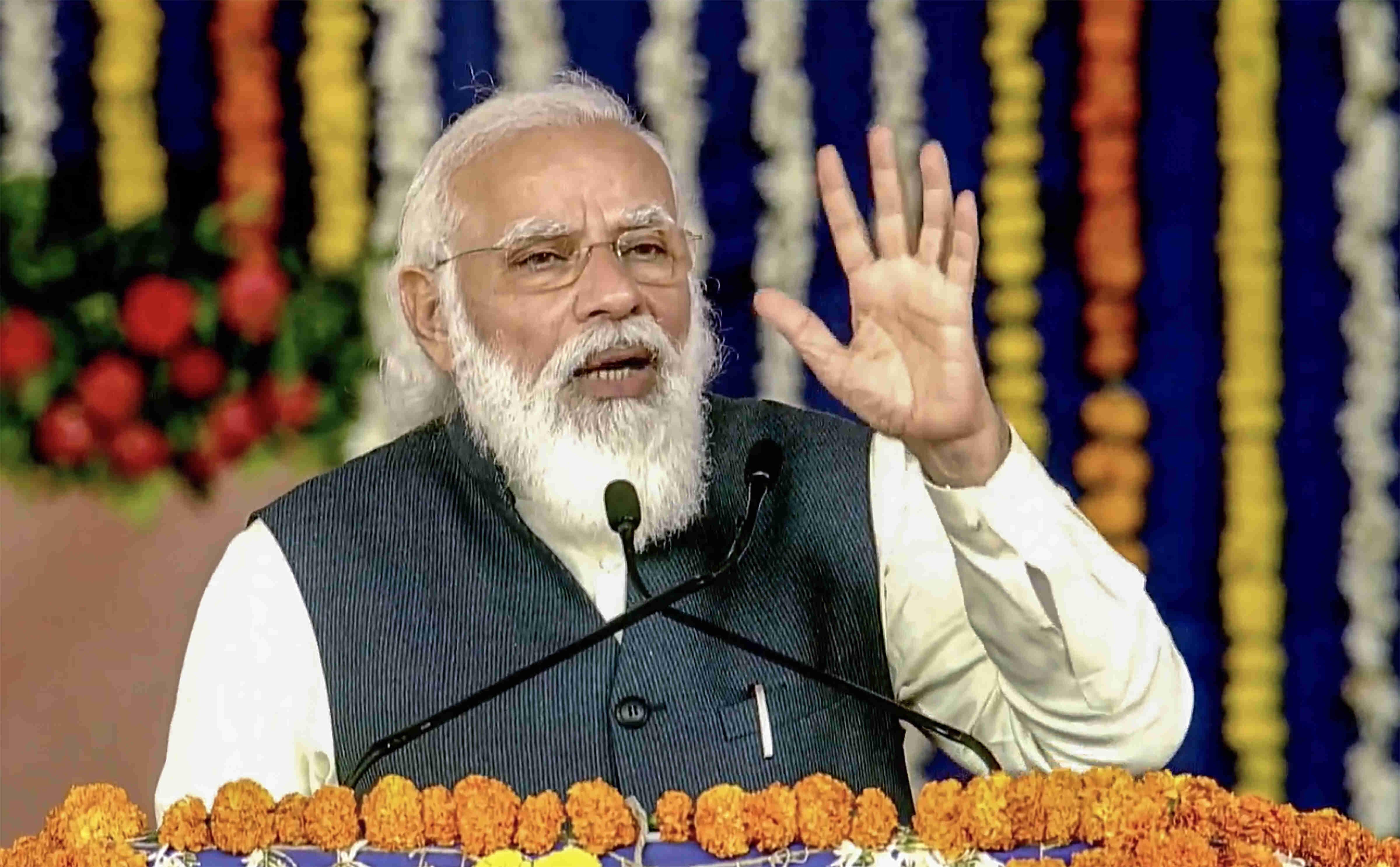 India using technology as weapon against poverty, says PM Modi India using technology as weapon against poverty, says PM Modi