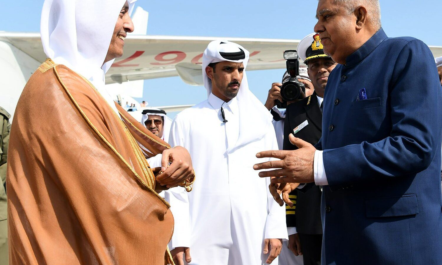 VP Dhankhar meets world leaders on sidelines of FIFA World Cup in Qatar