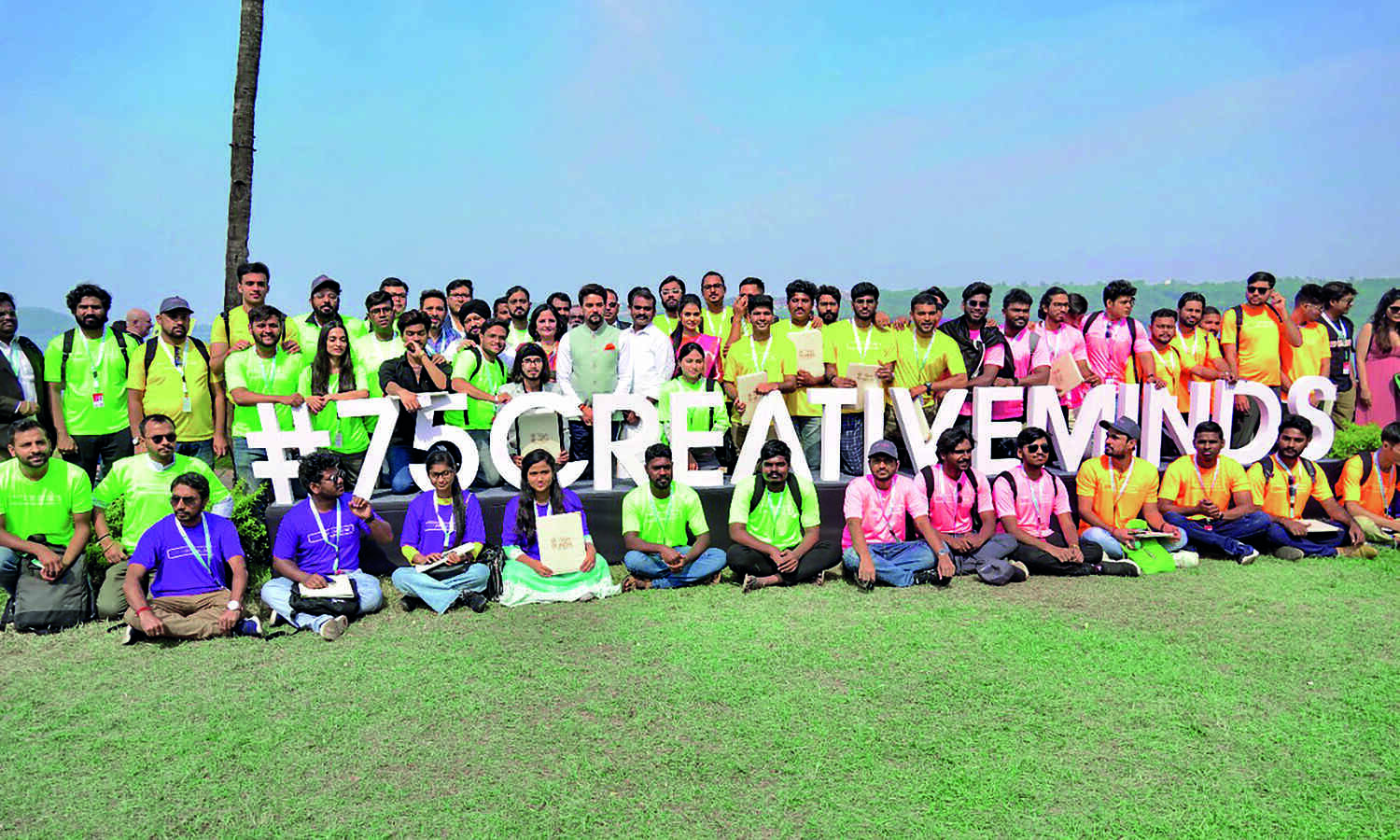 Anurag Thakur felicitates 75 Creative Minds of Tomorrow