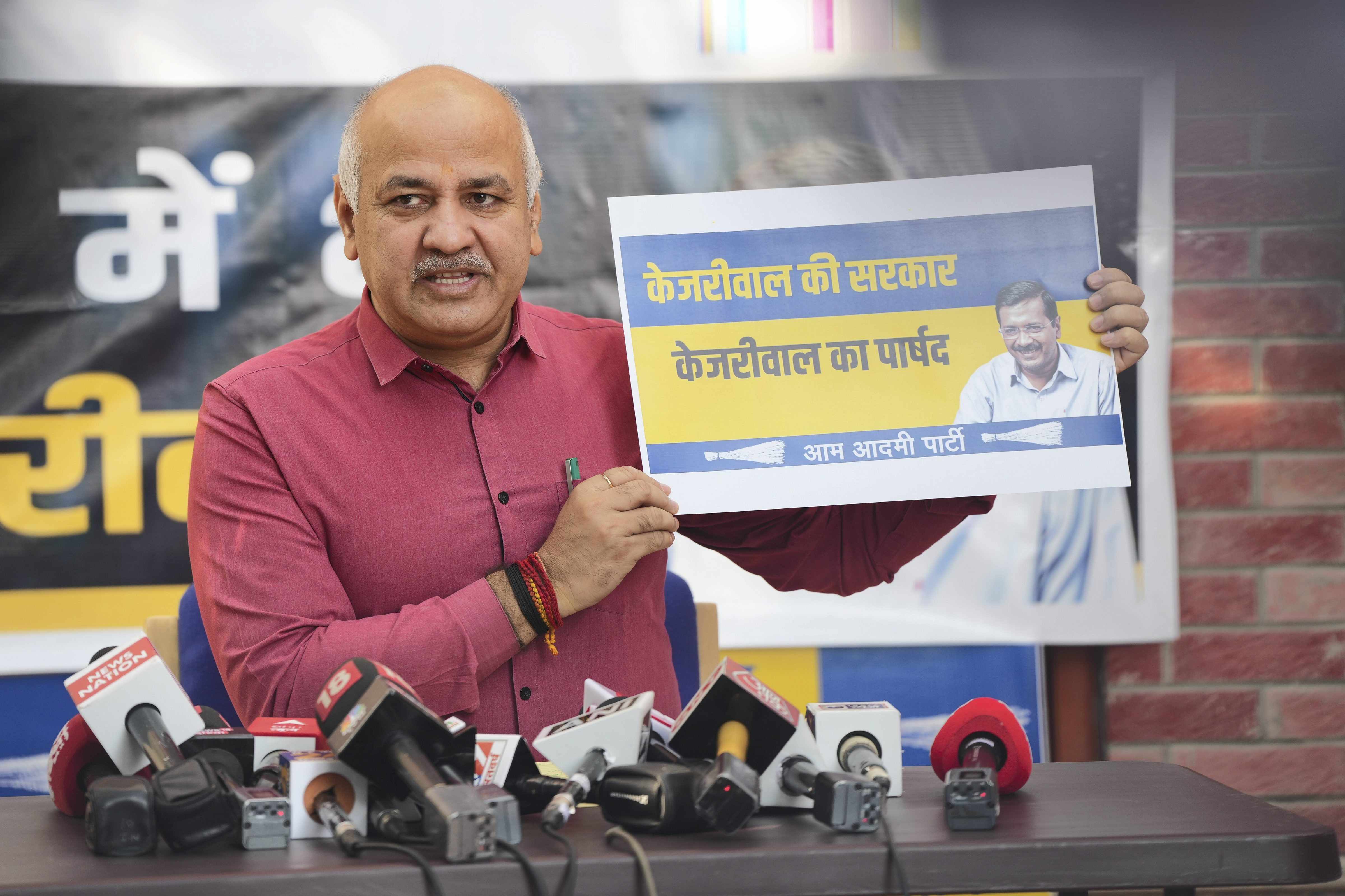 MCD polls: Sisodia launches AAPs Kejriwal ki Sarkar, Kejriwal ka Parshad campaign