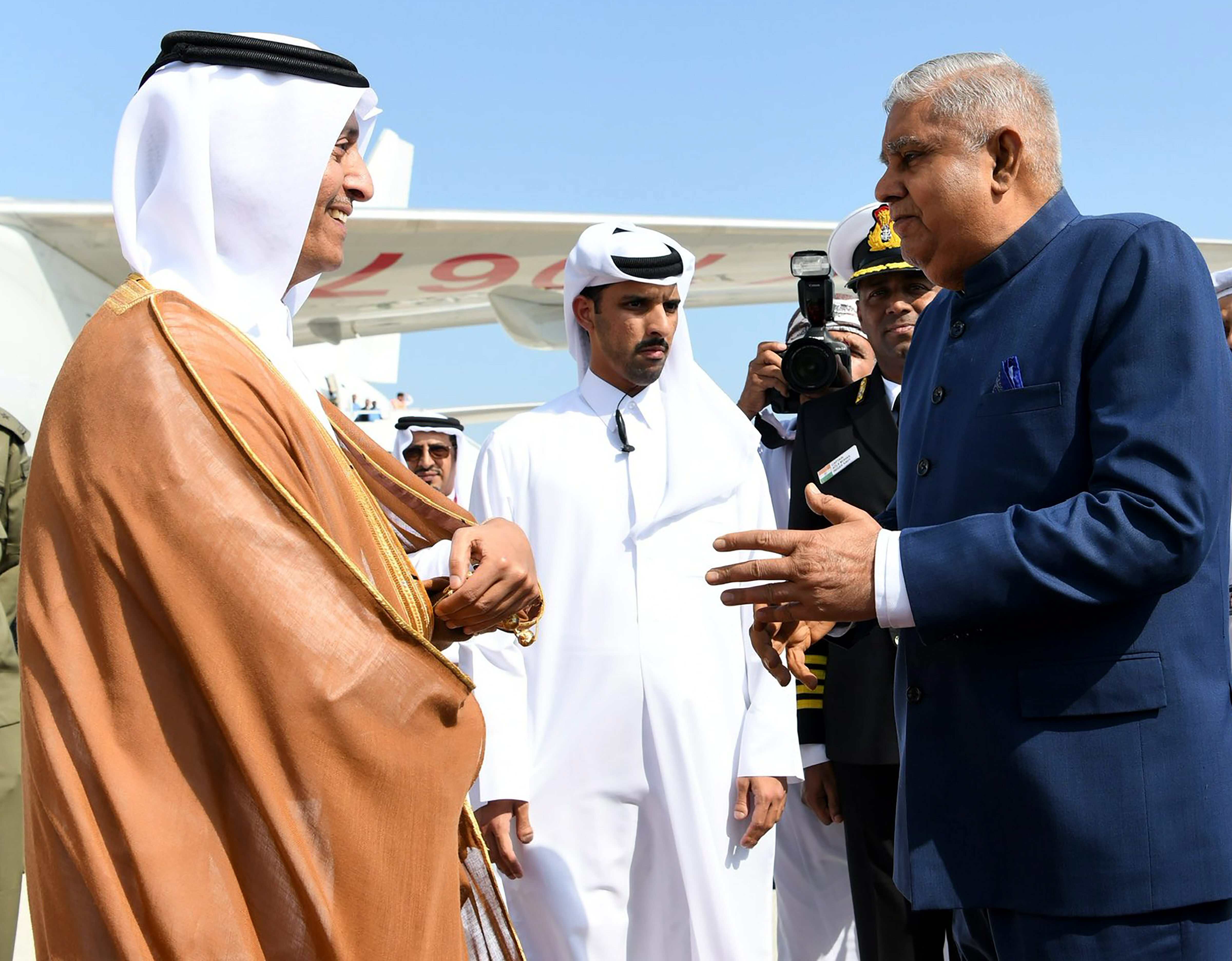 VP Dhankhar meets world leaders on sidelines of FIFA World Cup in Qatar
