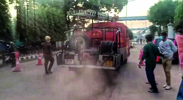 Gas leakage from factory pipeline triggers panic Gas leakage from factory pipeline triggers panic
