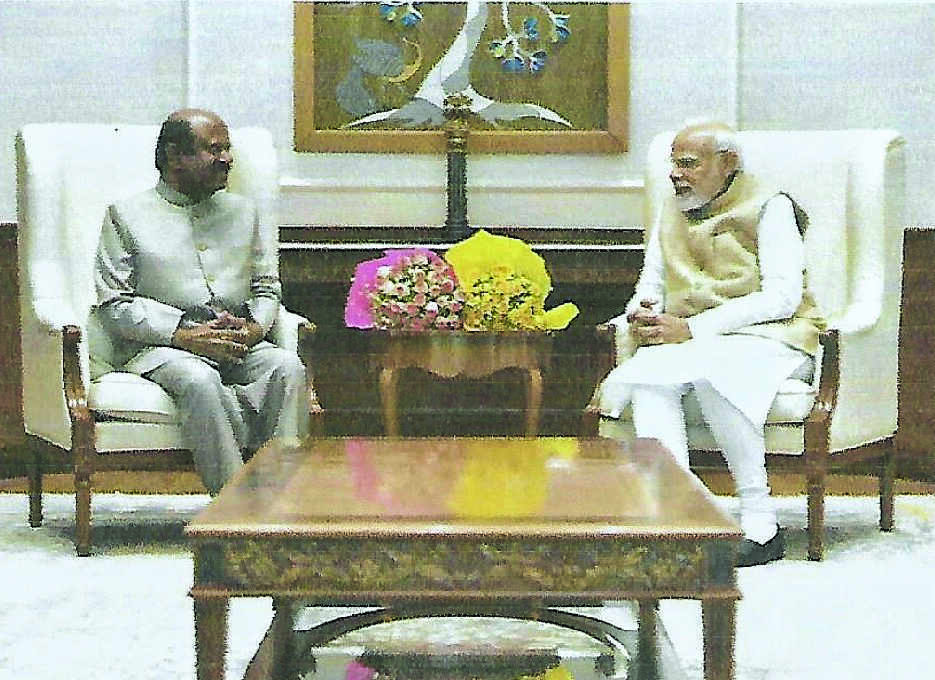 Bengal Guv C V Ananda Bose calls on Prime Minister Modi Bengal Guv C V Ananda Bose calls on Prime Minister Modi