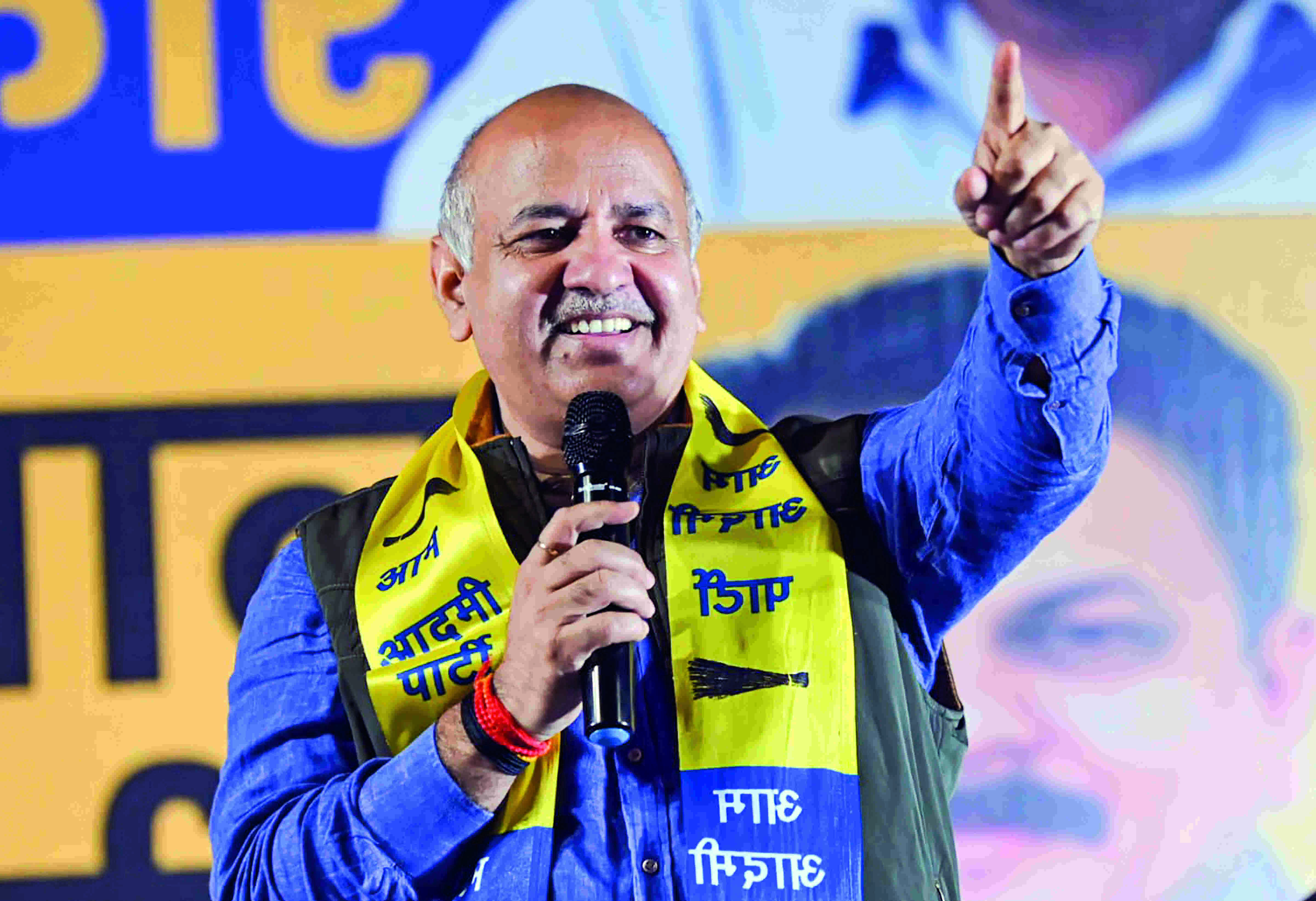 Sisodia holds 10 Nukkad Sabhas Sisodia holds 10 Nukkad Sabhas