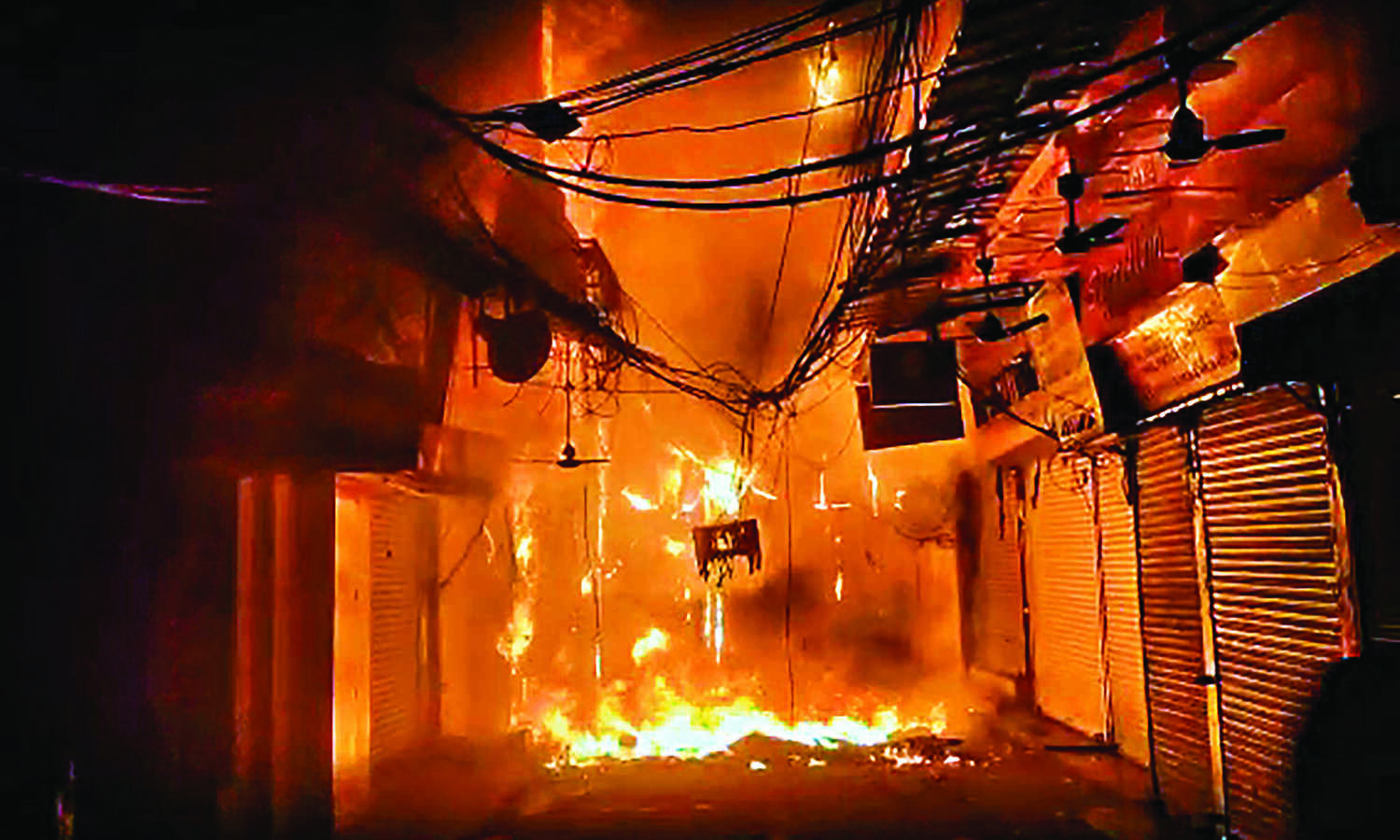 Fire brought under control in Bhagirath Palace area: Officials