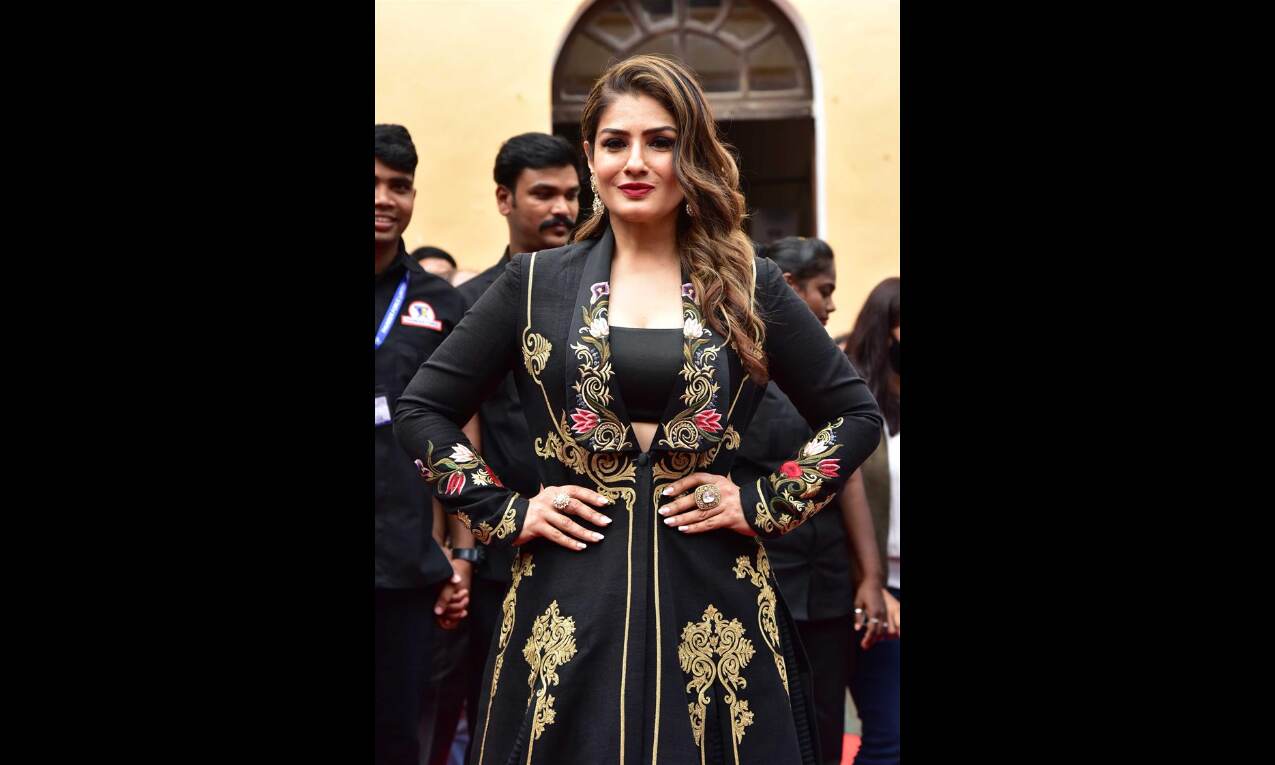 Raveena says forest depts jeep was on track after Satpura Reserve official starts probe over video Raveena says forest depts jeep was on track after Satpura Reserve official starts probe over video