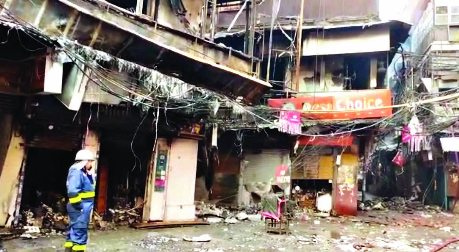 Fire breaks out at Chandni Chowk shop, flames doused
