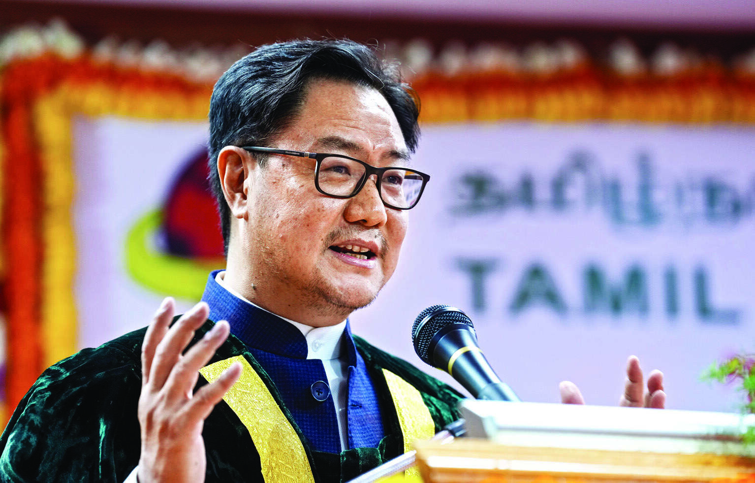 Prioritise regional languages in court activities, says Rijiju Prioritise regional languages in court activities, says Rijiju