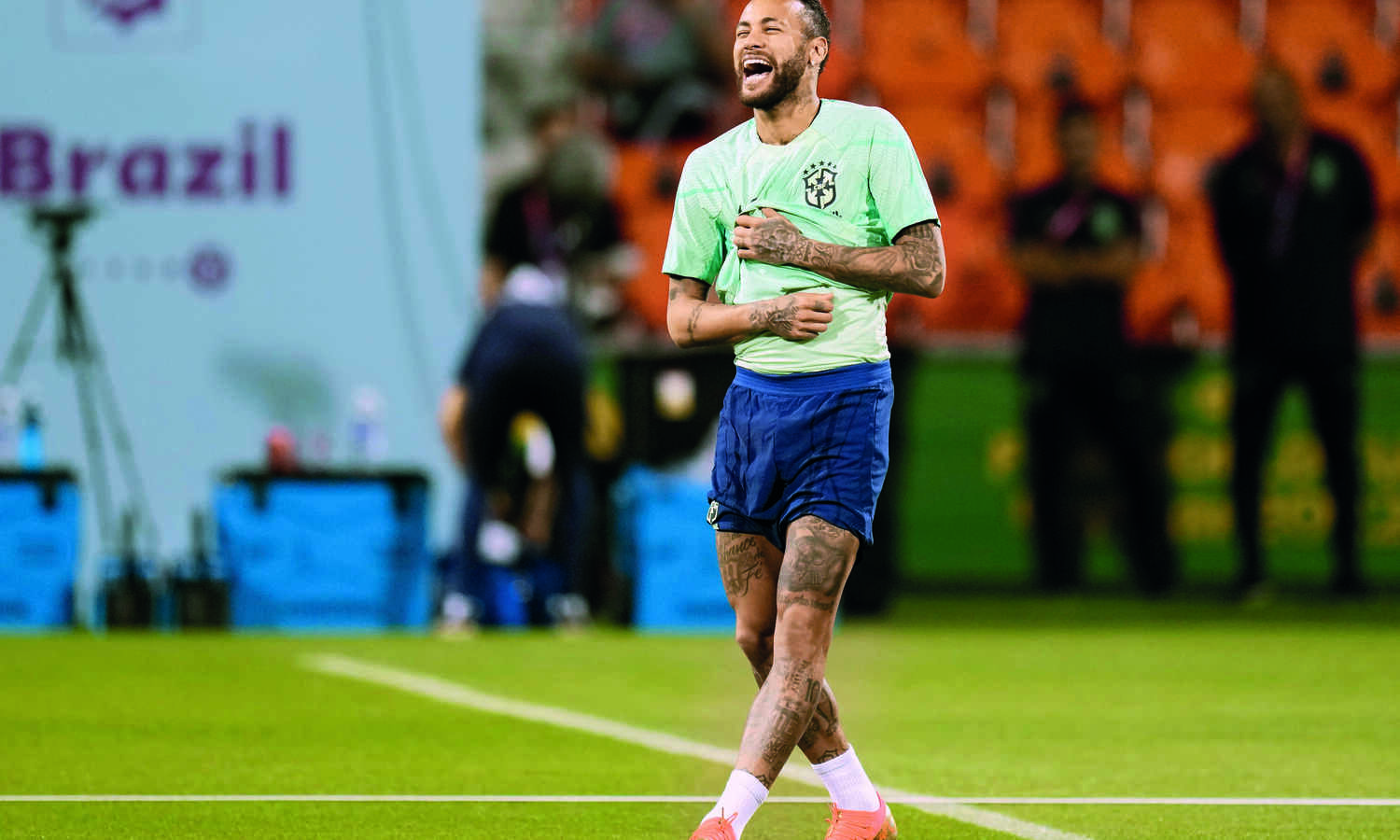 Brazil waits on Neymar for  South Korea game at World Cup