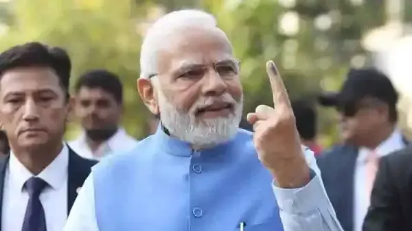 PM Modi Casts Vote In Gujarat Polls Round 2