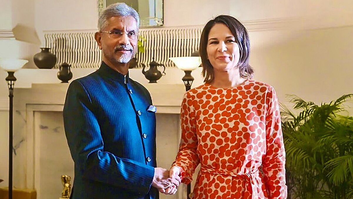 EAM Jaishankar Discusses Bilateral Ties With German foreign Minister Baerbock EAM Jaishankar Discusses Bilateral Ties With German foreign Minister Baerbock