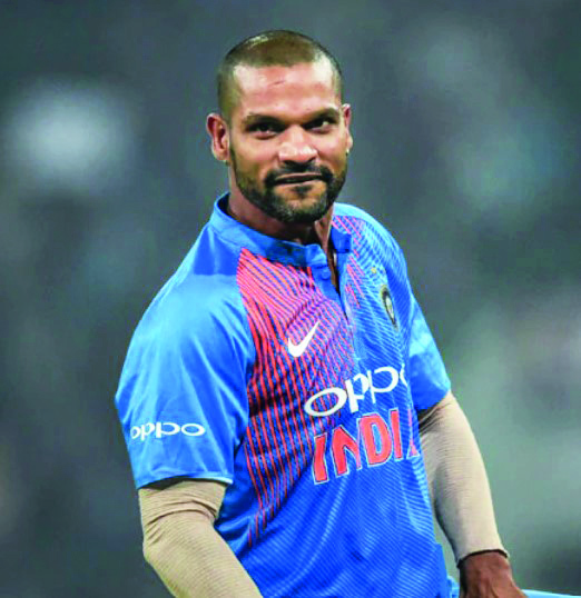 Going through lean run, Dhawan focusing on his sweeping skills