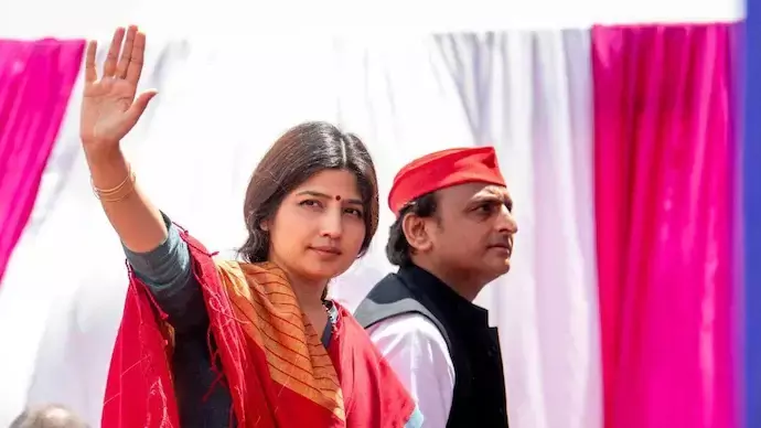 Dimple Yadav Gets A Lead Of 1 lakh In Seat Held By Mulayam Singh Yadav