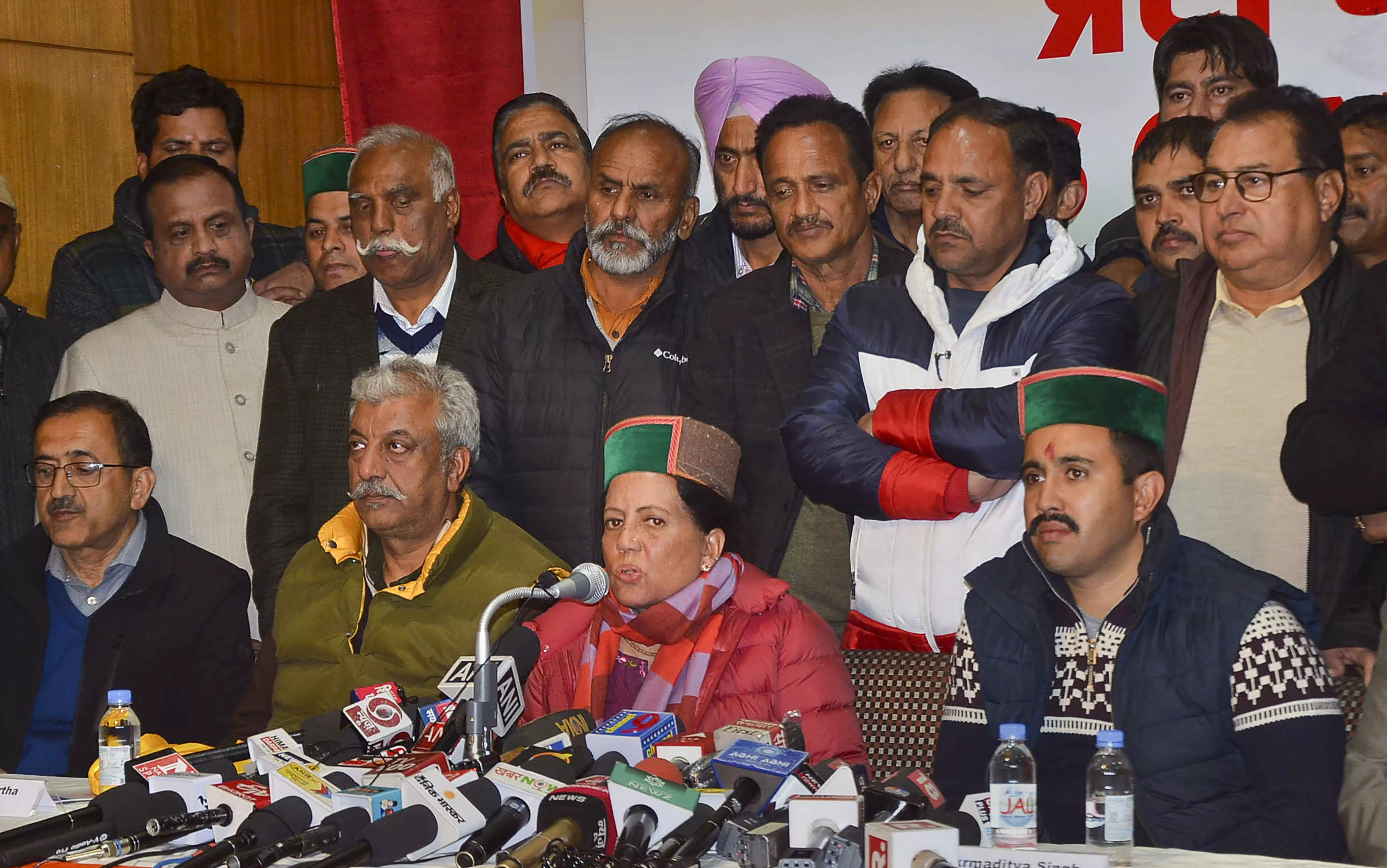 Congress Observers Meet Himachal Governor, Hectic Lobbying For CMs Post Ahead Of MLAs Meet