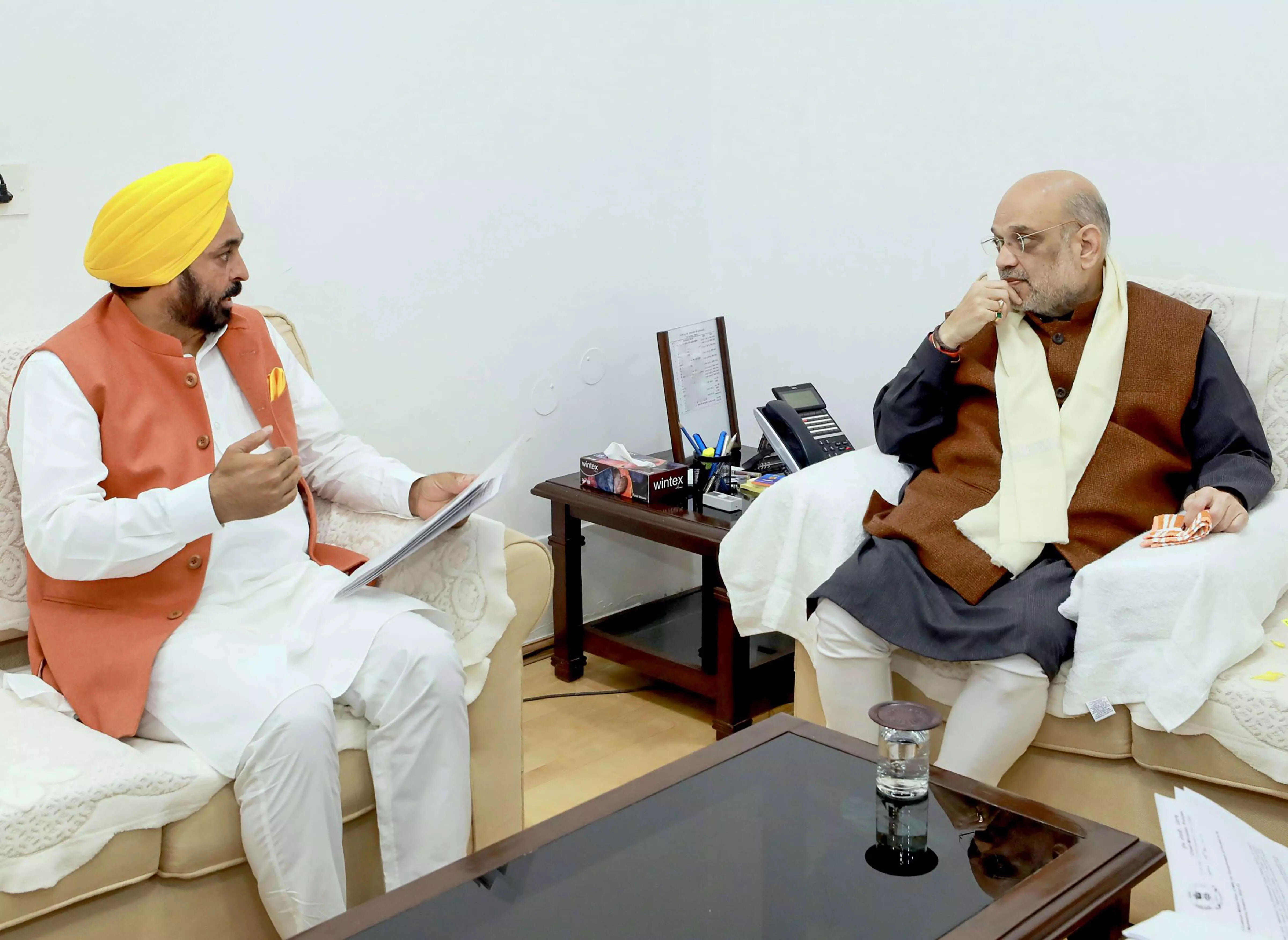 Punjab CM Meets Amit Shah, Calls For Harsher Punishment To Perpetrators Of Sacrilege Crimes