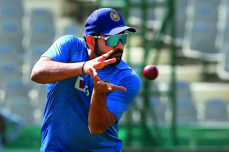Injured Rohit Sharma out of first Test against Bangladesh
