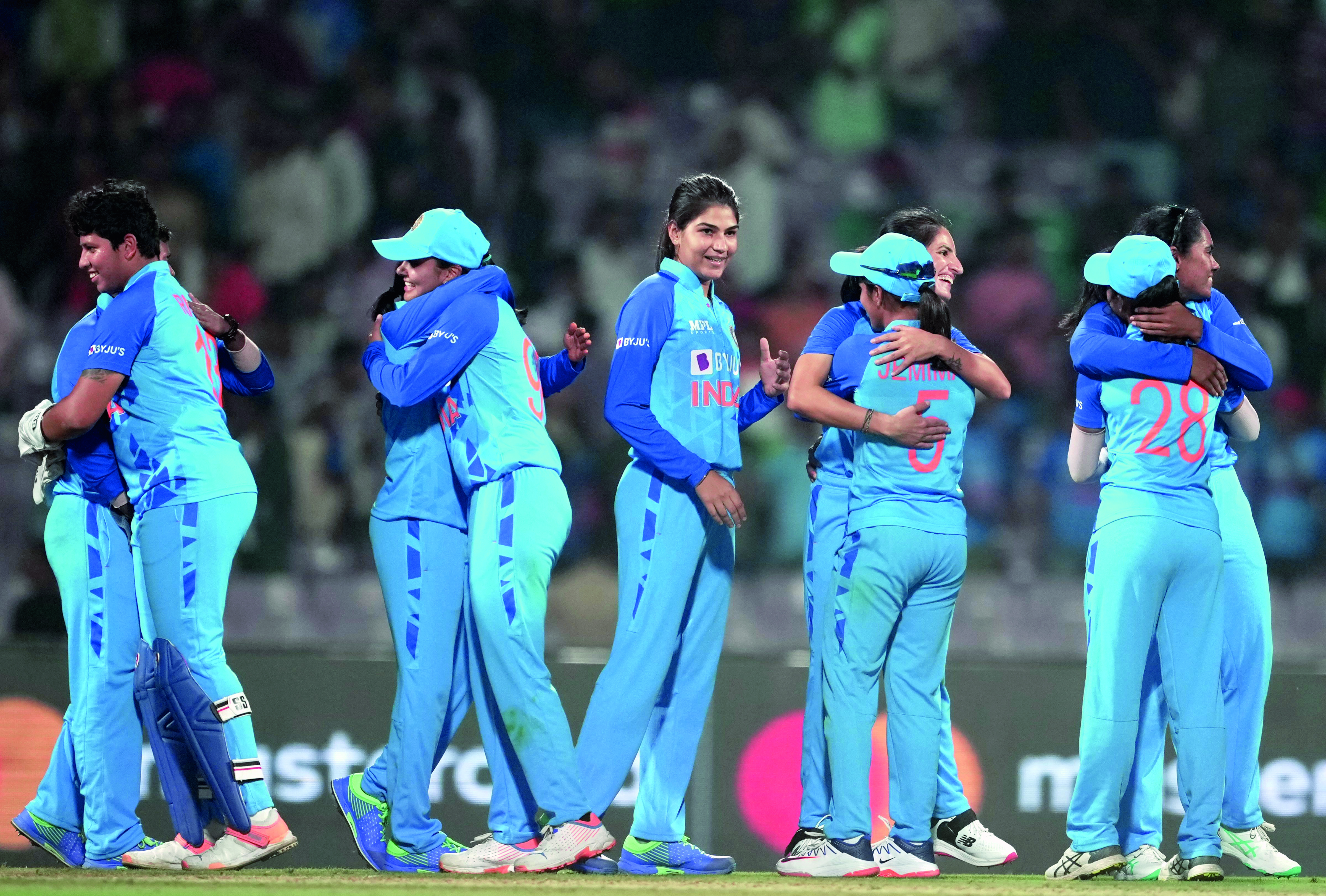 Indian women look to build on special super-over win