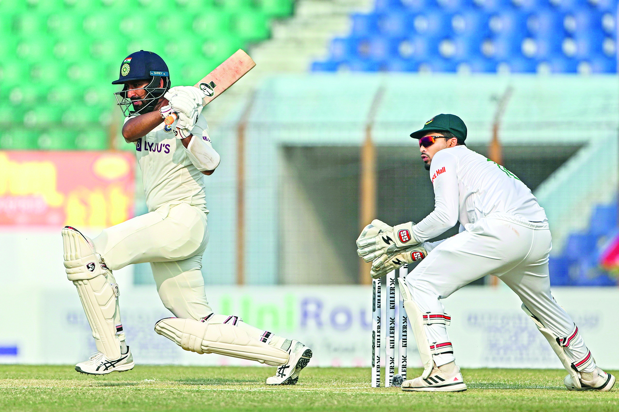 Pujara misses out on hundred as India score 278/6 on Day 1